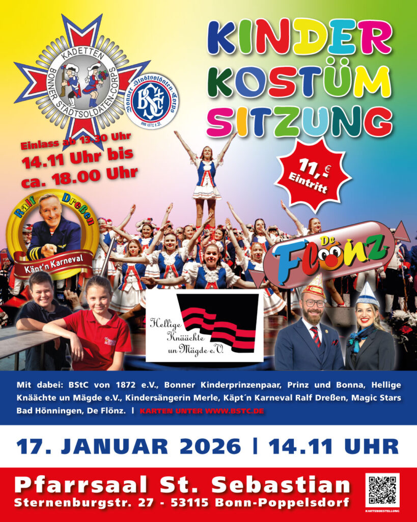 Kinder Köstüm-Sitzung 2026